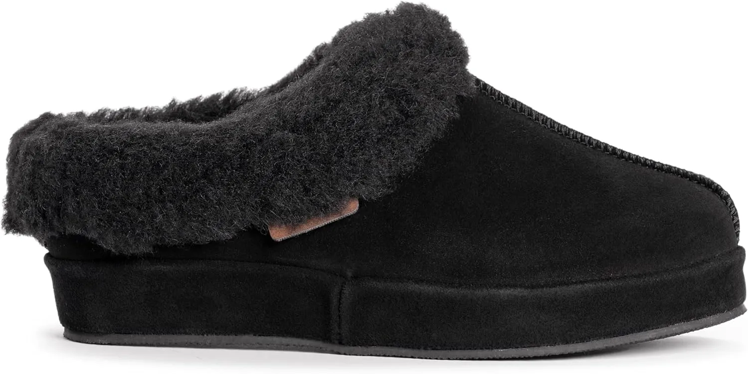 MUK LUKS Women's Leather Goods Serafine Clog Slipper