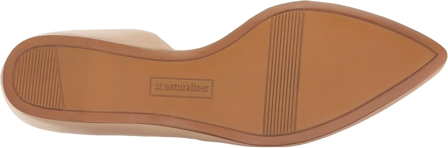 Naturalizer Womens Samantha Comfortable Pointed Toe D'Orsay Slip On Ballet Flat