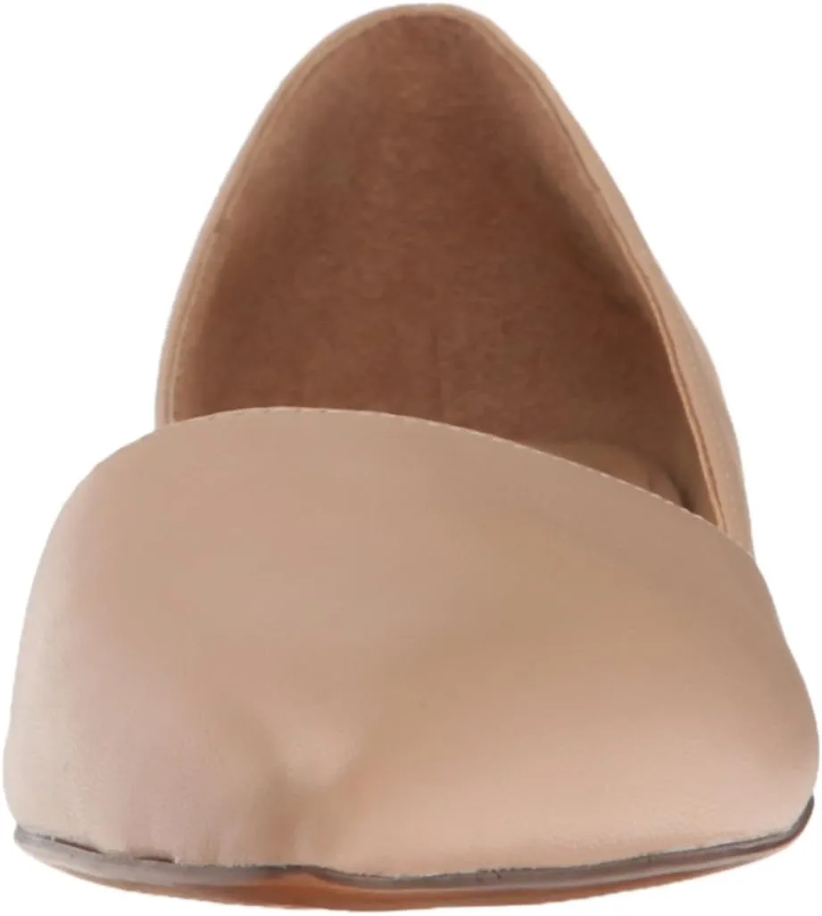 Naturalizer Womens Samantha Comfortable Pointed Toe D'Orsay Slip On Ballet Flat