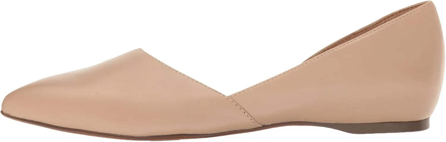 Naturalizer Womens Samantha Comfortable Pointed Toe D'Orsay Slip On Ballet Flat