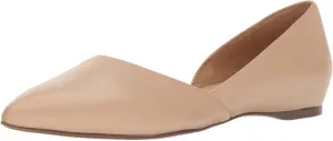 Naturalizer Womens Samantha Comfortable Pointed Toe D'Orsay Slip On Ballet Flat