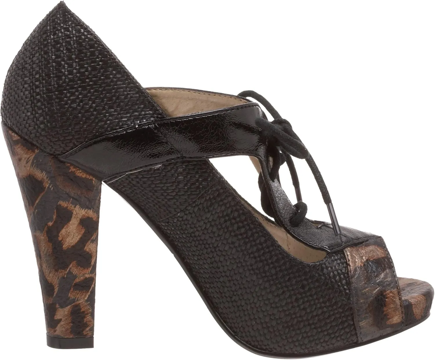 Naughty Monkey Women's Lace Up Wild Pump