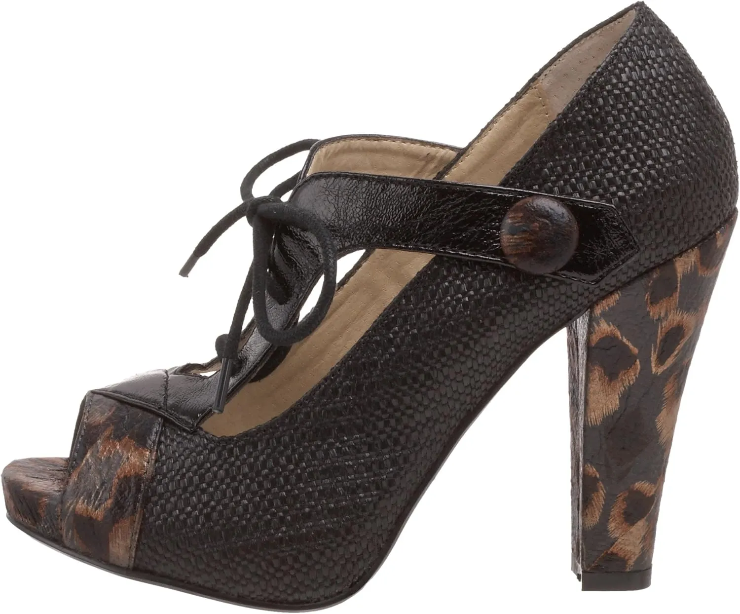 Naughty Monkey Women's Lace Up Wild Pump