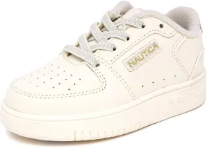 Nautica Girls Fashion Shoe - Lace-Up Low-Top Tennis Sneakers for Big Kids, Little Kids & Toddlers (Regular Heel/Platform Sole)