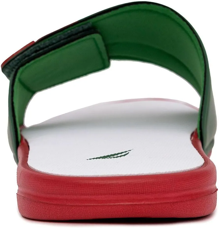 Nautica Men's Athletic Slide Sandal, Adjustable Straps, Comfort Slip-On (Regular & Wide Widths)