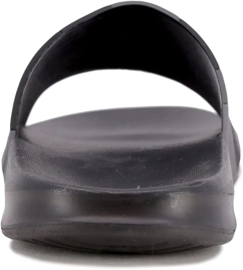 Nautica Men's Open Toe Slide Sandals - Comfortable Indoor & Outdoor Shower Slippers