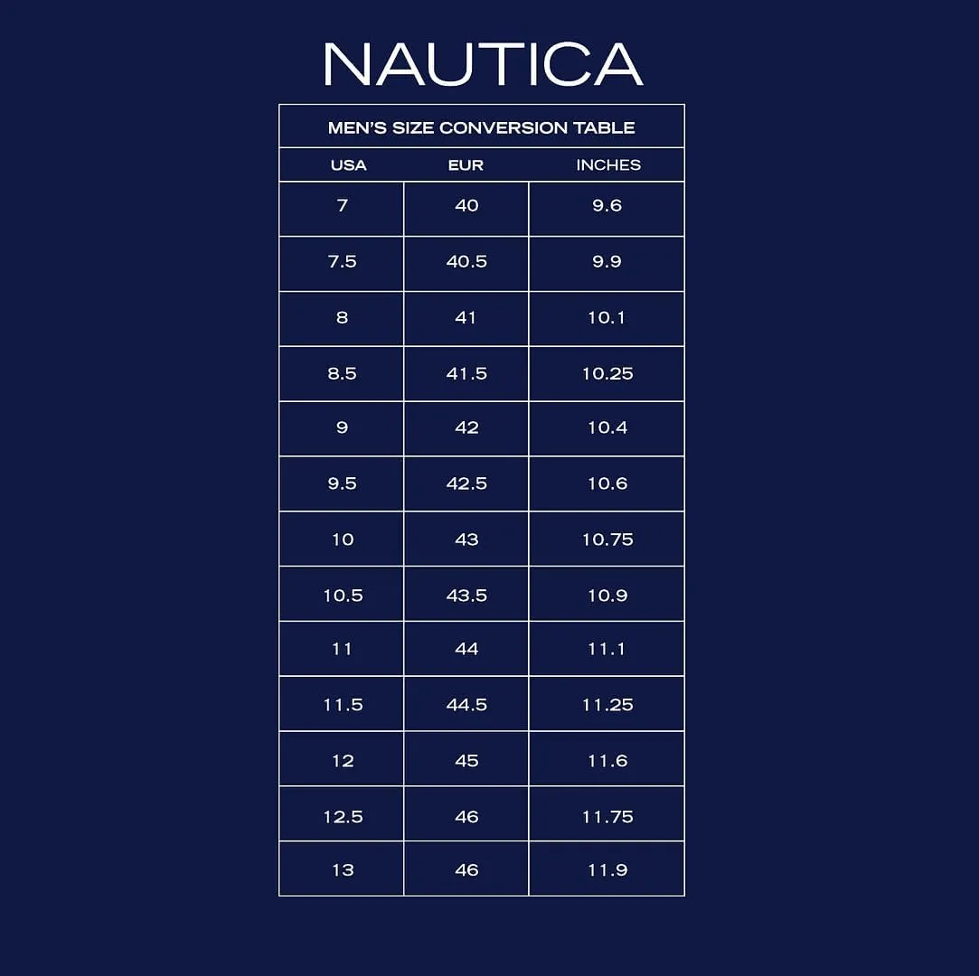 Nautica Men's Open Toe Slide Sandals - Comfortable Indoor & Outdoor Shower Slippers