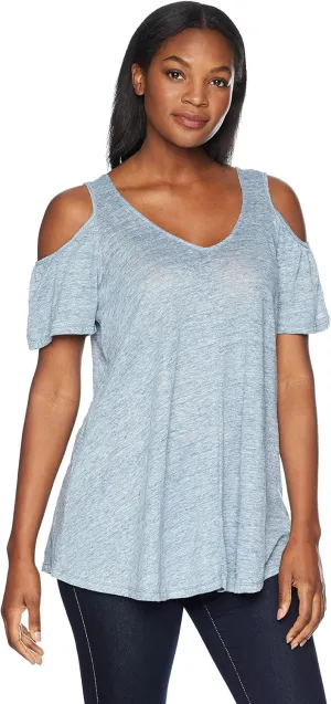 Neon Buddha Women's Fiji Top Shirt, Slate Blue, Extra Large