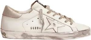 nesho Sneakers for Women Leather Walking Lace-up Flat Trainers Retro Comfortable Non-Slip Sport Shoes
