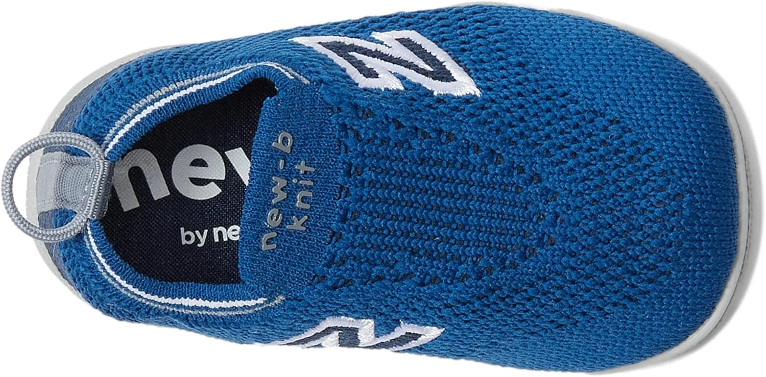 New Balance Baby-Boy's New-b Knit V1 Hook and Loop Sneaker