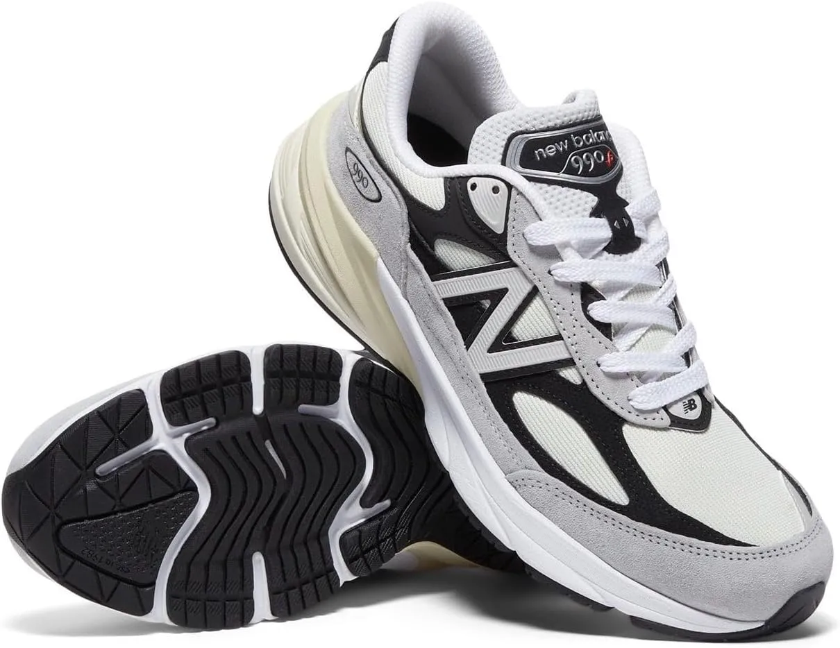 New Balance Kids' 990 V6 Lace-Up Sneaker