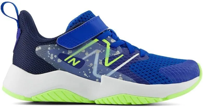 New Balance Unisex-Child Rave Run V2 Bungee Lace with Top Strap Shoe