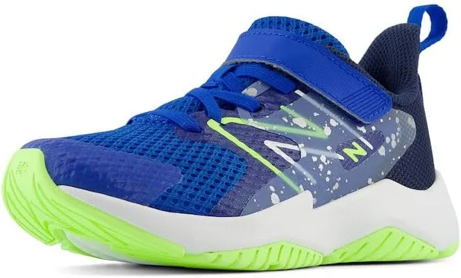 New Balance Unisex-Child Rave Run V2 Bungee Lace with Top Strap Shoe