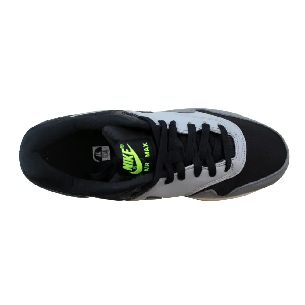 Nike Air Max 1 Black/Black-White-Dark Grey 555766-047 Grade-School