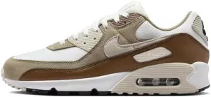 Nike Air Max 90 Men's Shoes (DM0029-109, Summit White/Khaki/Light Orewood Brown/Black) Size 10