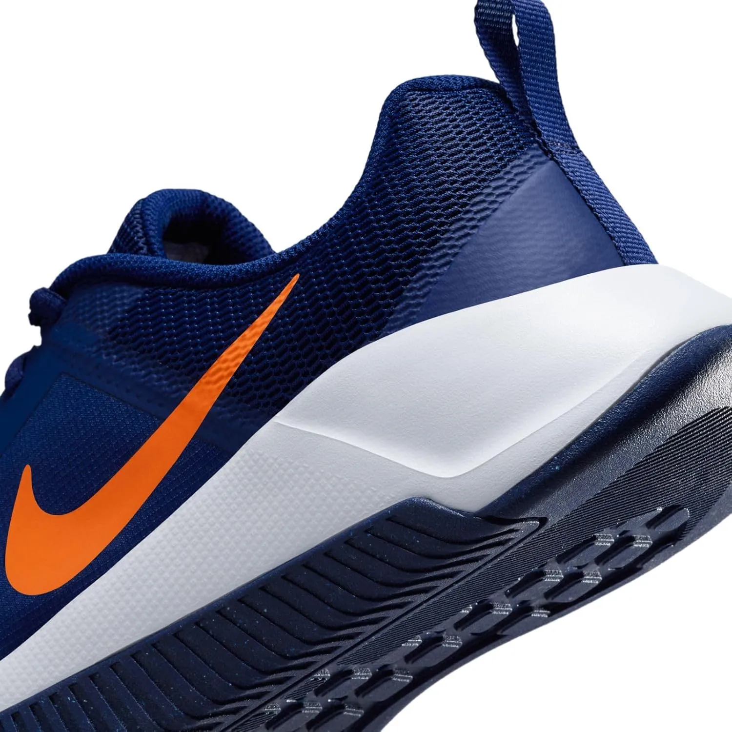 Nike MC Trainer 3 Men's Workout Shoes (FQ1831-400, Blue Void/White/Game Royal/Safety Orange)
