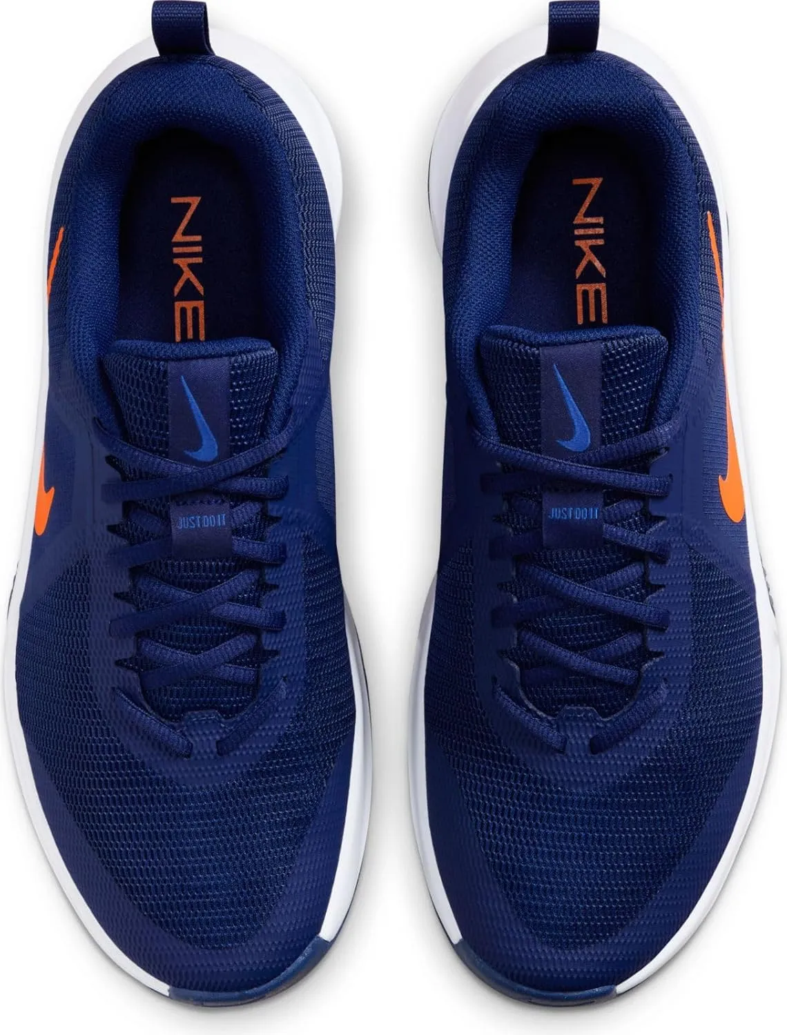 Nike MC Trainer 3 Men's Workout Shoes (FQ1831-400, Blue Void/White/Game Royal/Safety Orange)
