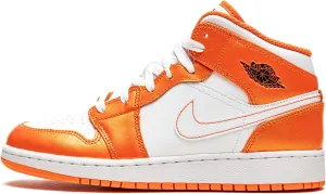 Nike Youth Air Jordan 1 Mid Se GS Electro Orange