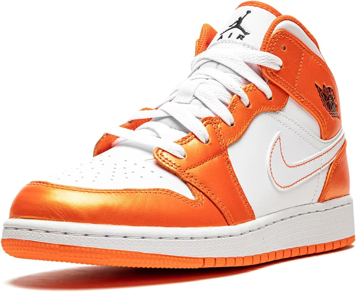 Nike Youth Air Jordan 1 Mid Se GS Electro Orange