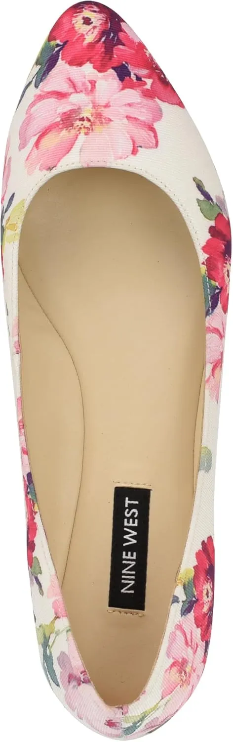 Nine West Women's Speakup Pointy Toe Slip-On Ballet Flat