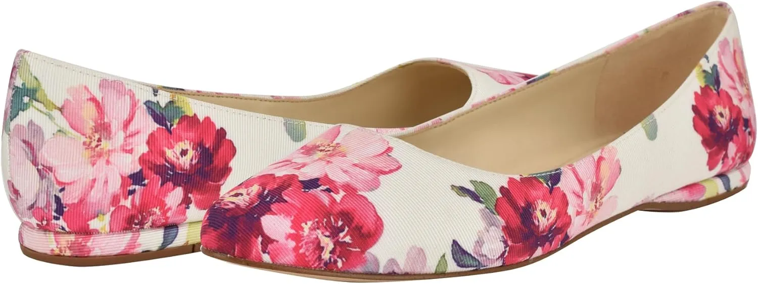 Nine West Women's Speakup Pointy Toe Slip-On Ballet Flat