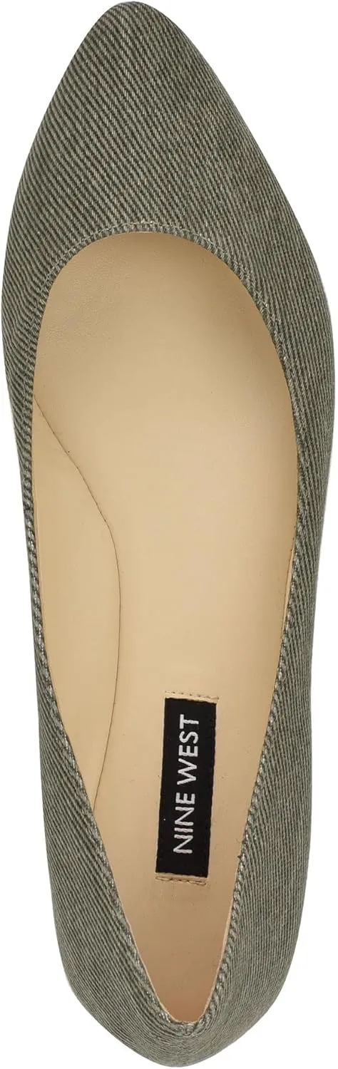 Nine West Women's Speakup Pointy Toe Slip-On Ballet Flat