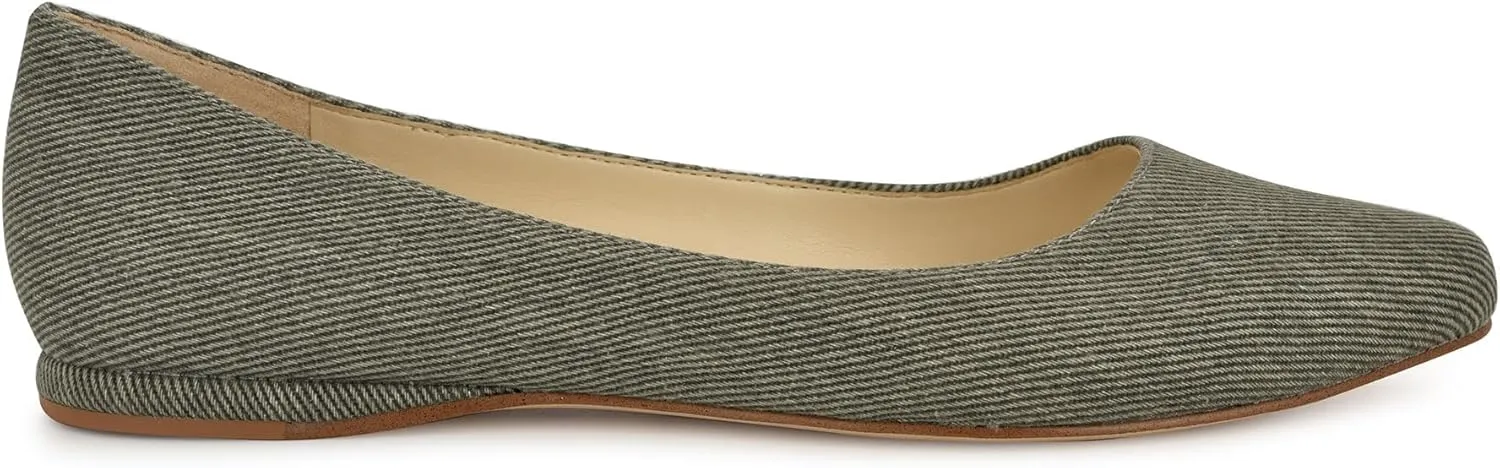 Nine West Women's Speakup Pointy Toe Slip-On Ballet Flat