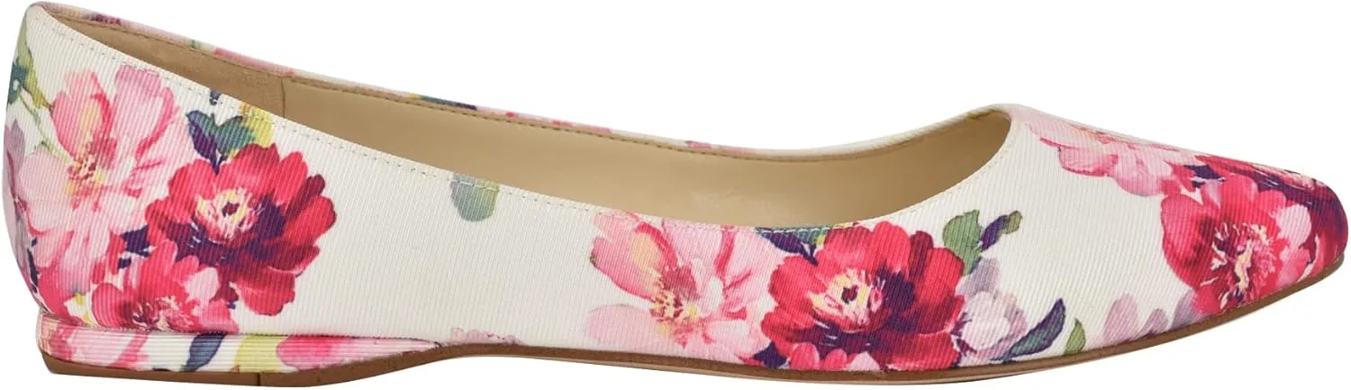 Nine West Women's Speakup Pointy Toe Slip-On Ballet Flat