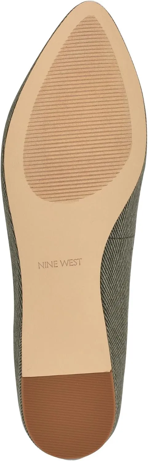Nine West Women's Speakup Pointy Toe Slip-On Ballet Flat