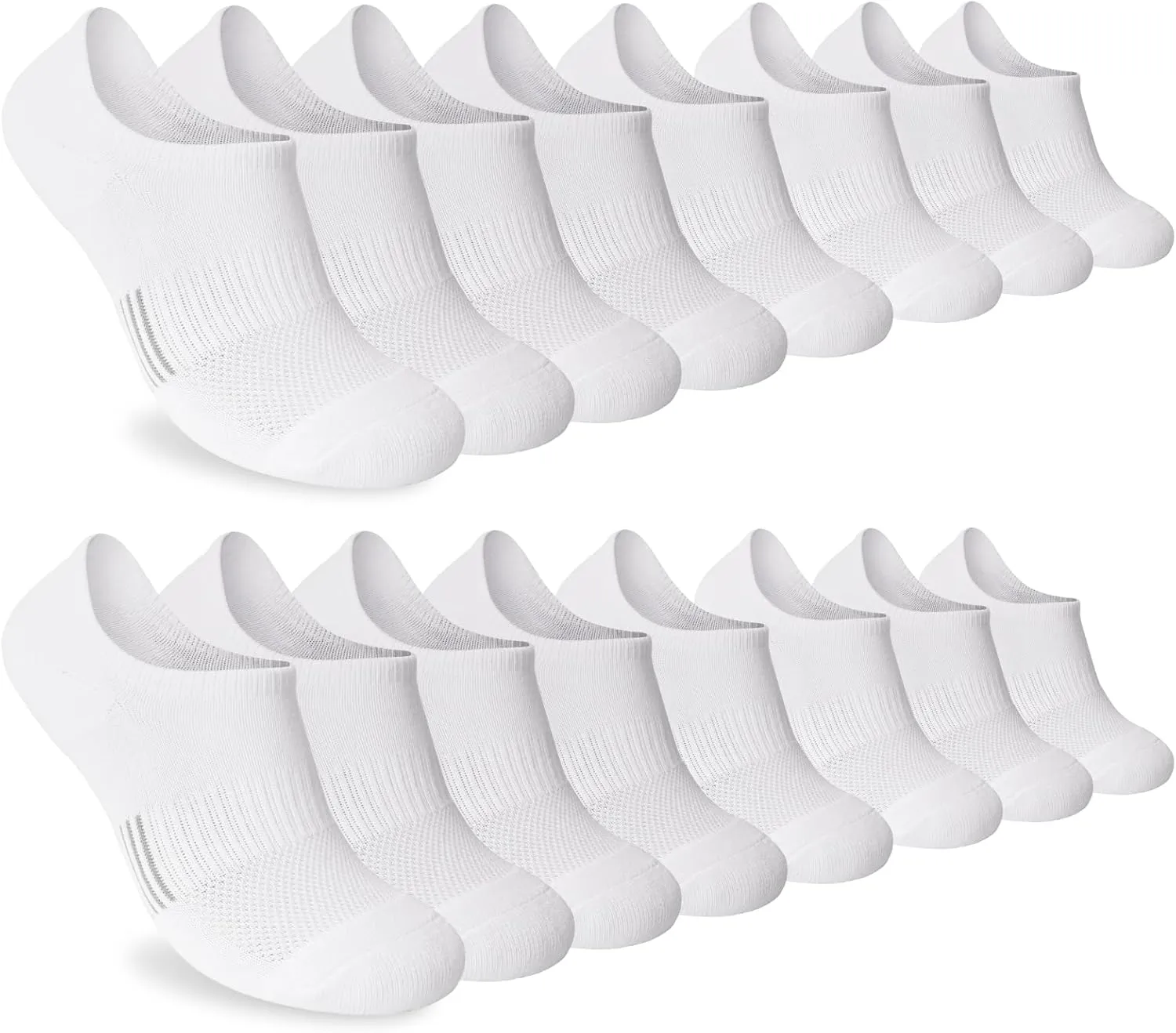No Show Socks Womens Men 6/8 Pairs Low Cut Cushioned Athletic Ankle Running Socks