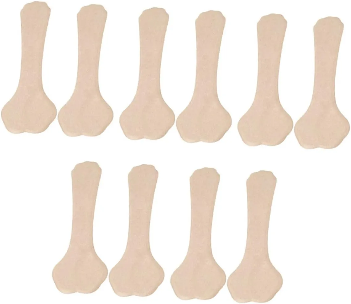NOLITOY 5 Pairs High Heel Insoles Women's Comfortable Shoe Liners Anti-wear Breathable Skin-Friendly Inserts