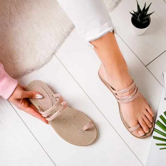 Non-slip Platform Flat Slippers