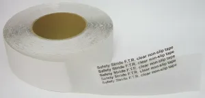 Non-slip Tape - FTR CLEAR, 50mm wide x 18m long