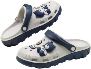 Non-Slip Valentine's Day Cartoon Clogs with Soft Sole and Closed Toe for Summer Beach and Garden Wear