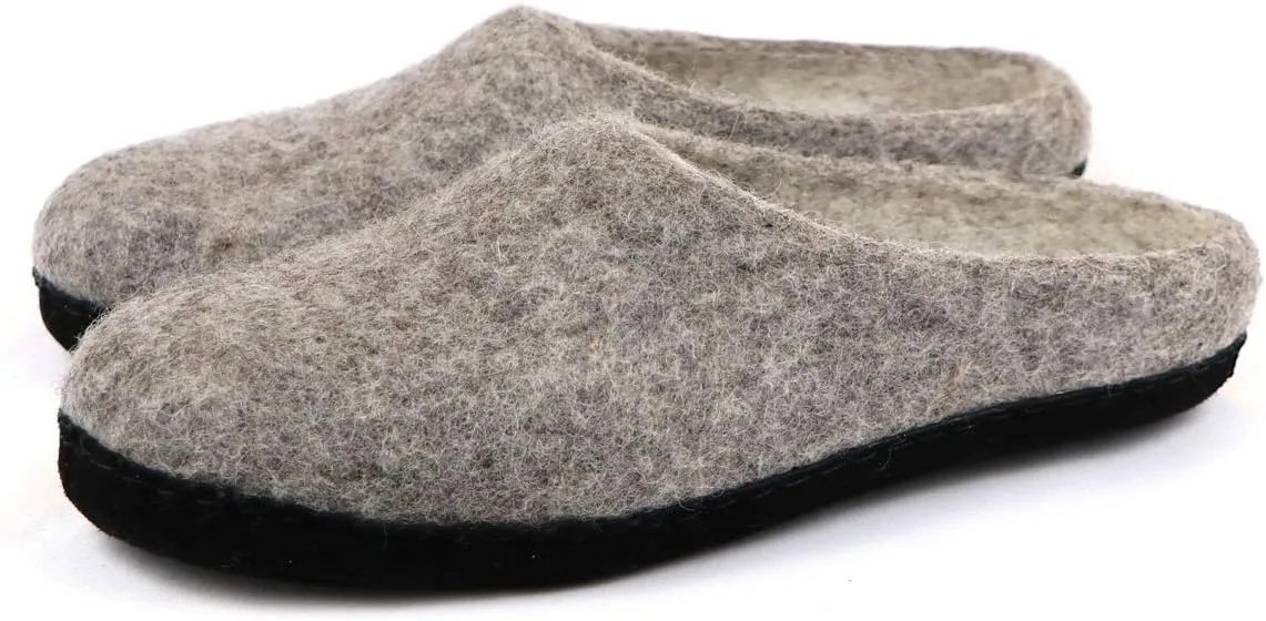 Nootkas Men's Felted Merino Wool 'Astoria' Mule House Slipper