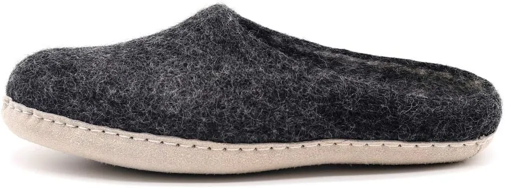 Nootkas Men's Felted Merino Wool 'Astoria' Mule House Slipper