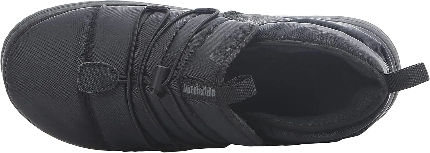 Northside Mens Rainier Mid Camp Slipper - Indoor Outdoor House Shoes Plush Slip on Outdoor High Traction Footwear