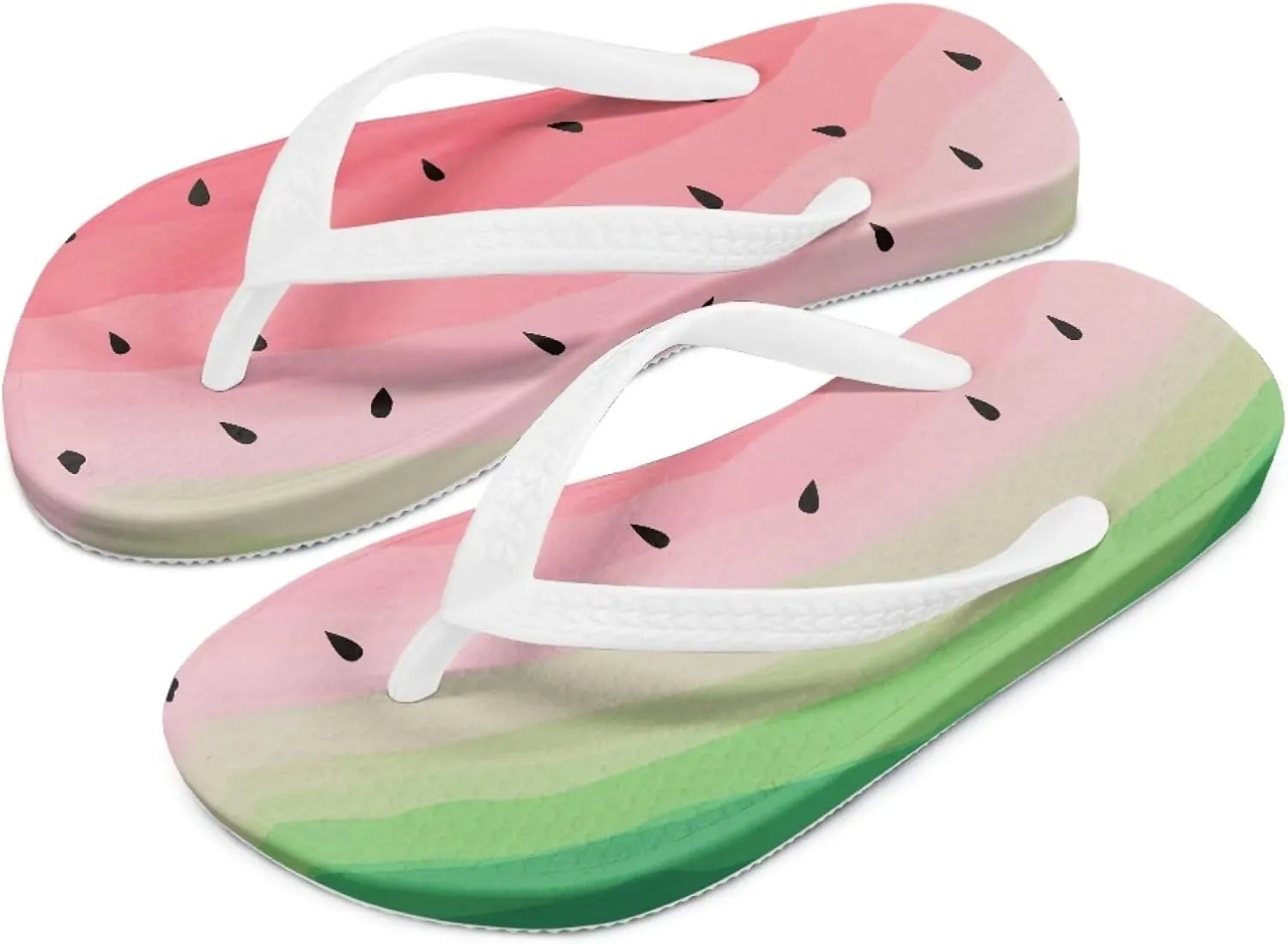 Novelty Fruit Sandals Summer Flip Flops Girls Quick Dry House Indoor Slipper Flats Non Slip Shower Bath Shoes