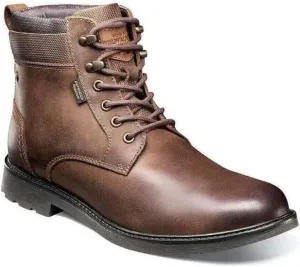 Nunn Bush Men's 1912 Plain Toe Chukka Lace Leather Boot with Scotchguard Defender