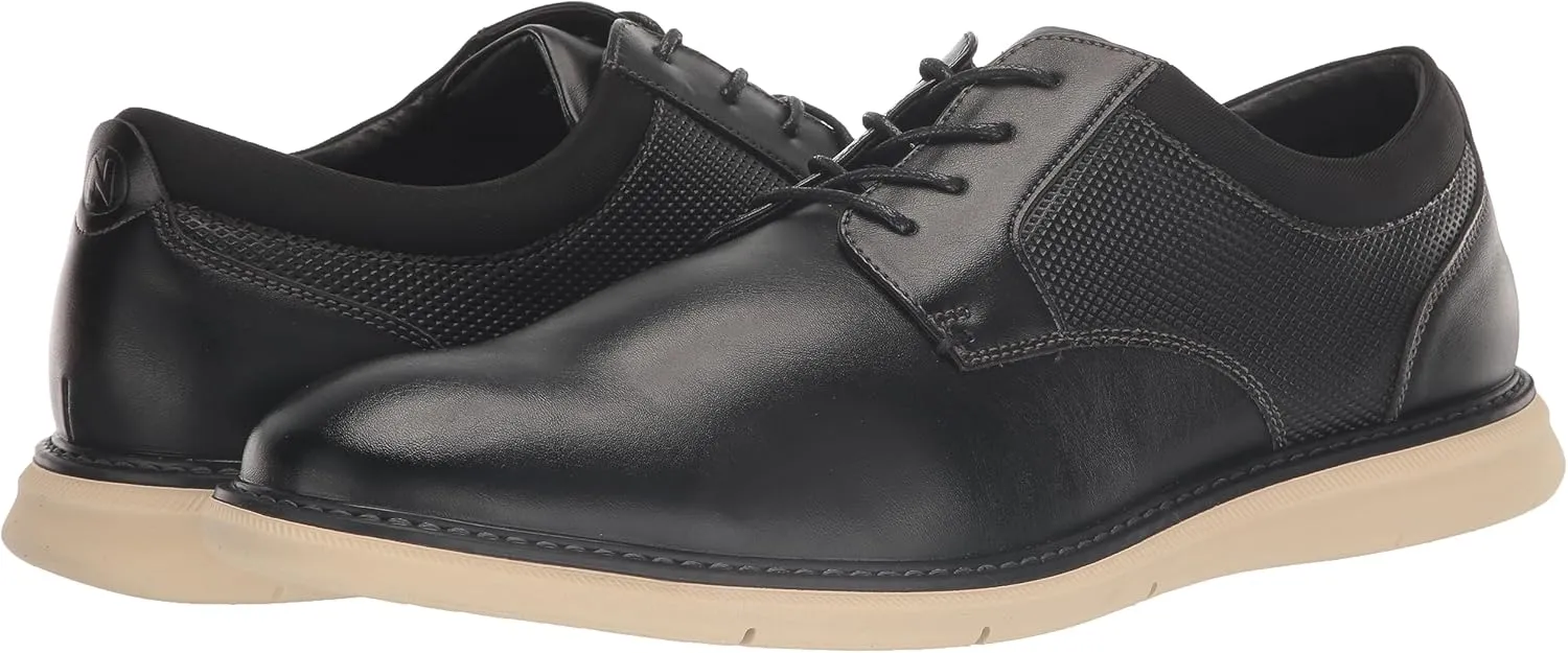 Nunn Bush Men's Chase Plain Toe Oxford Contemporary Lace Up