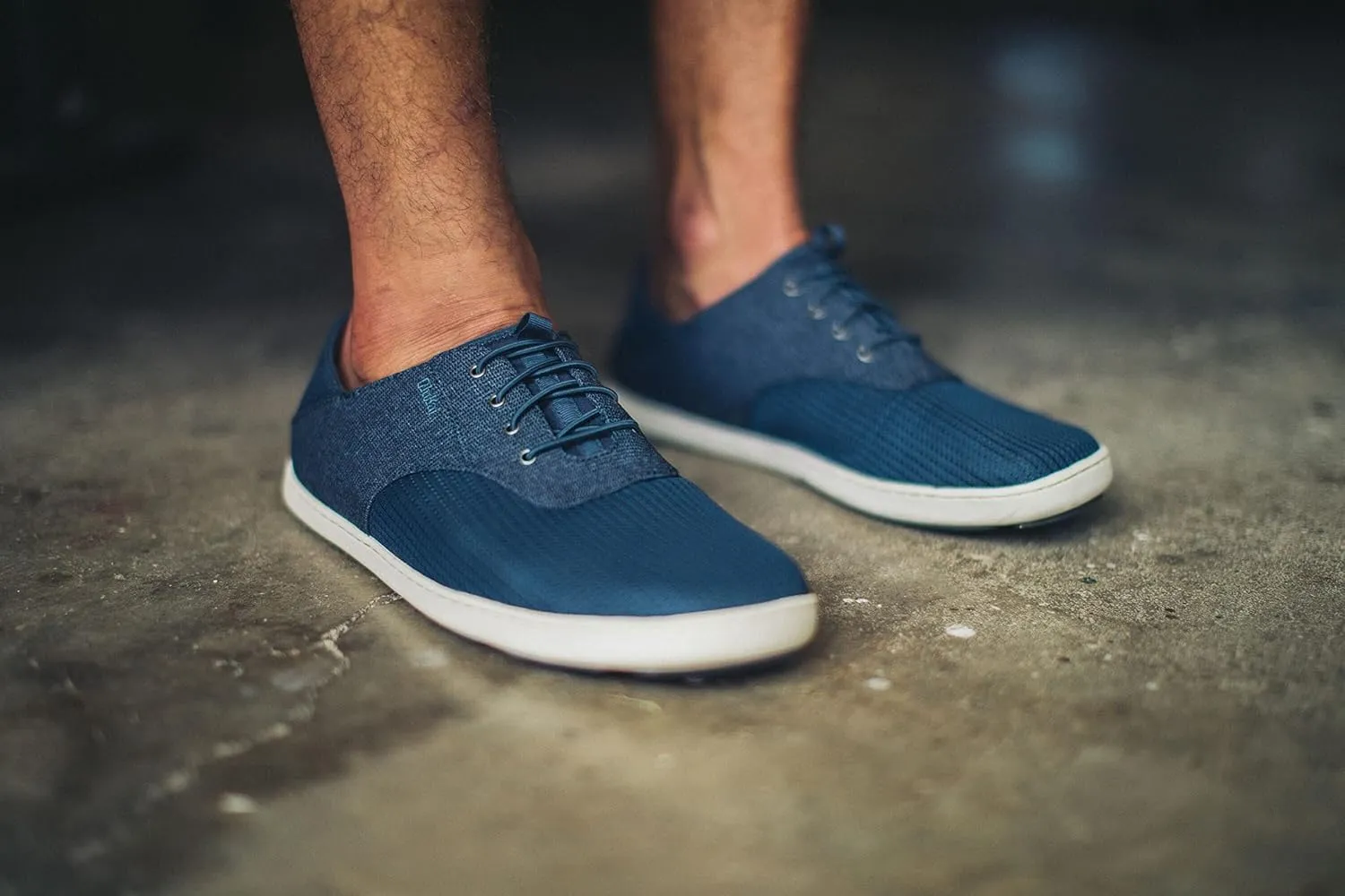 OLUKAI Nohea Moku Men's No Tie Boat Shoes, Breathable & Quick Dry Mesh, Effortless Design & Barefoot Wearability, All-Day Comfort & Support