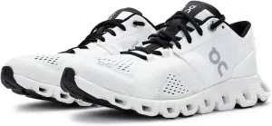 On Women's Cloud X Sneakers, White/Black, 5 M
