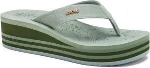 ONCAI Women’s Platform Flip Flops Trendy Dressy Womans Summer Sandals with Comfortable Flatform Arch Support Walking Outdoor Rubber Soles (US Size 5-11)