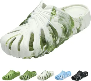 Optigard Monstera Slippers for Women and Men,Monstera EVA Thick Sole Pillow Slippers,Non Slip Quick Drying Breathable Beach Monstera Slides