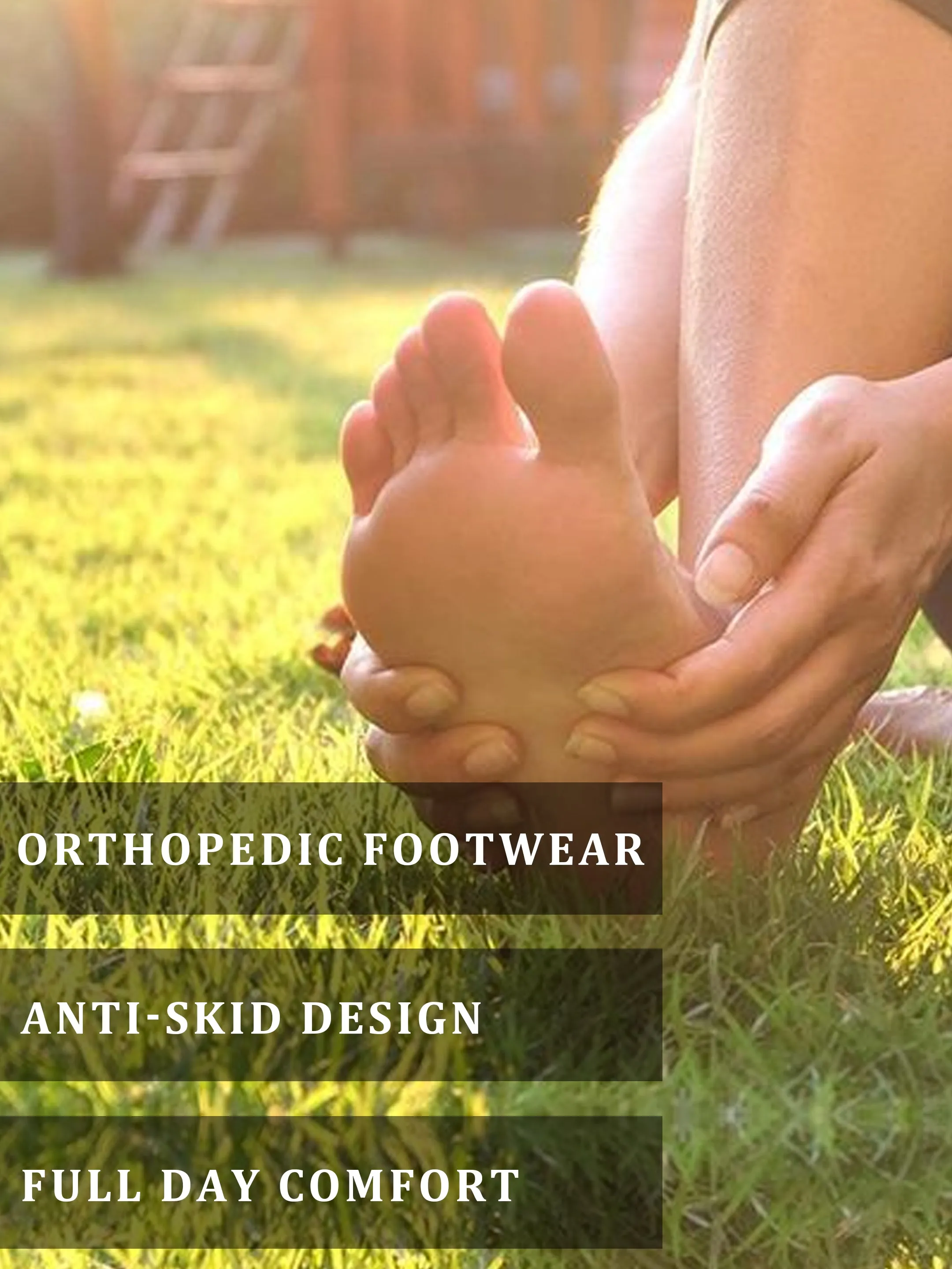 Ortho Cheer Men's Orthopedic and Diabetic Friendly Super Soft, Lightweight & Comfortable Slipper