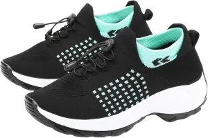 Orthopedic Shoes for Women Men Adjustable Elastic Strap Breathable Sneakers,Lightweight Non Slip Air Cushion Running Walking Sneakers,Outdoor Athletic Waterproof Soles Shoes with Arch Support