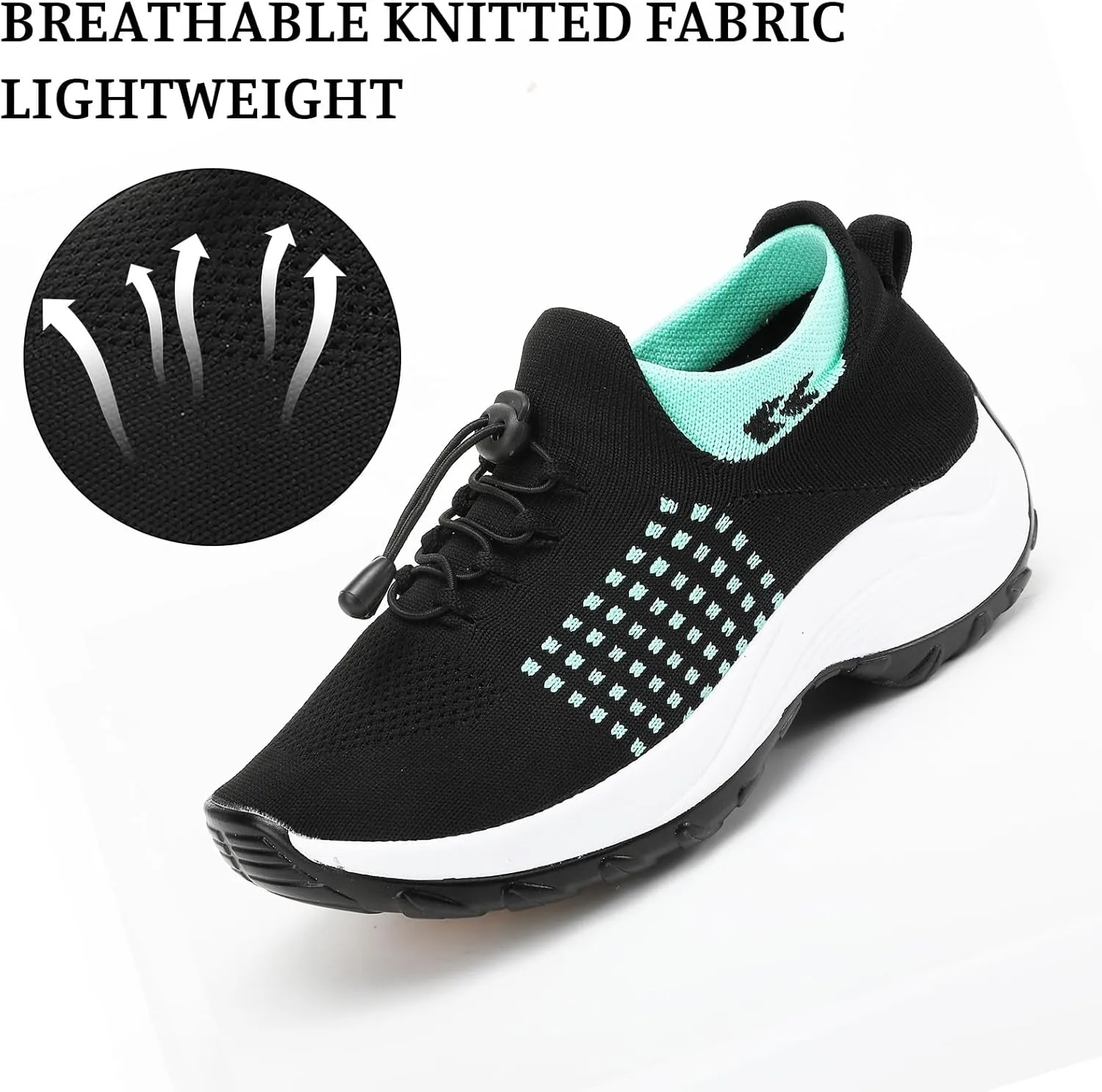 Orthopedic Shoes for Women Men Adjustable Elastic Strap Breathable Sneakers,Lightweight Non Slip Air Cushion Running Walking Sneakers,Outdoor Athletic Waterproof Soles Shoes with Arch Support