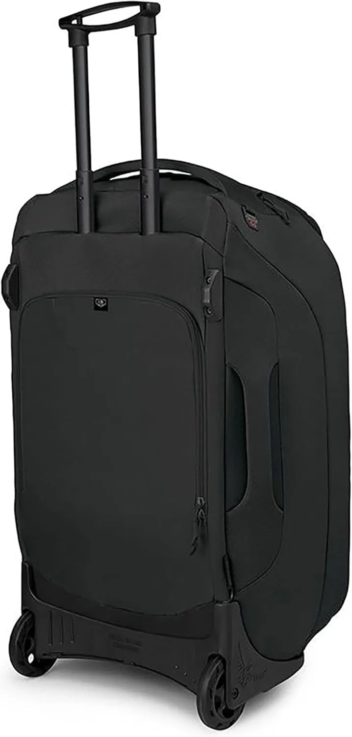Osprey Sojourn Shuttle 30"/100L Wheeled Duffel Luggage, Black