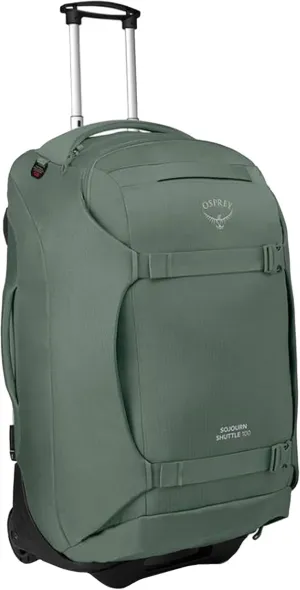 Osprey Sojourn Shuttle 30"/100L Wheeled Duffel Luggage, Koseret Green