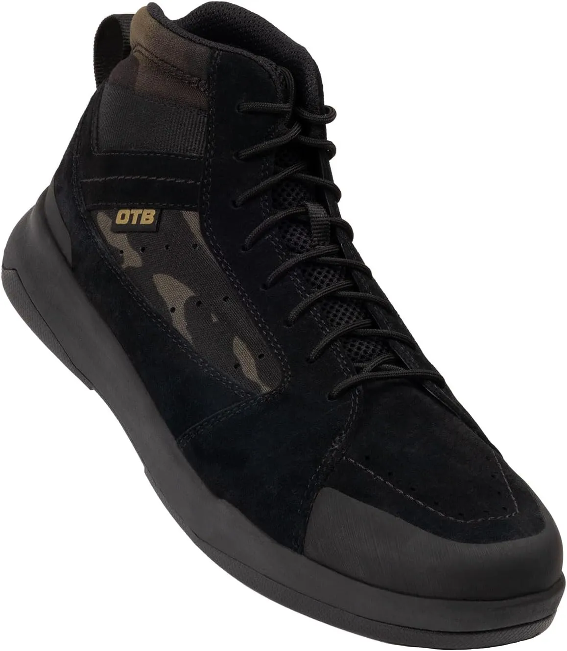 OTB T-Kool Mid Tactical Boot for Men and Women – Lightweight, Breathable, All-Terrain Combat Boot with Slip-Resistant Sole, Men’s Low-Viz Boot